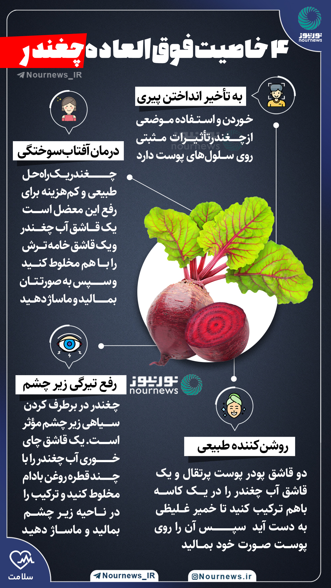 4 خاصیت فوق‌العاده چغندر