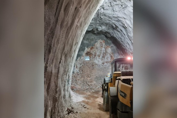נפרצה המנהרה הגדולה בכביש המנהרות של גוש עציון