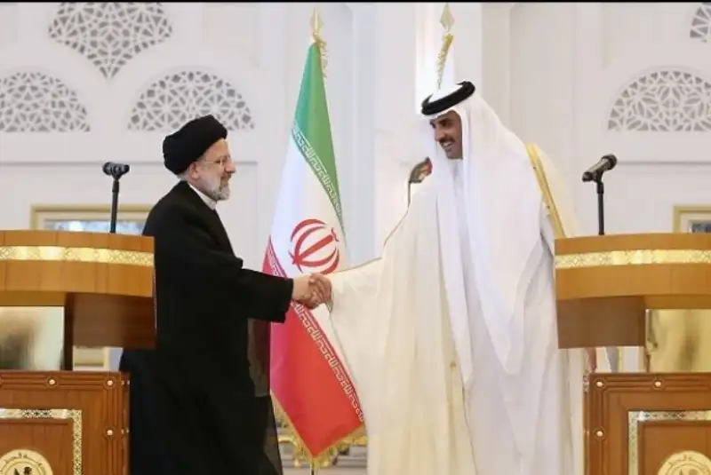 توئیت امیر قطر پس از دیدار با رئیس جمهور ایران