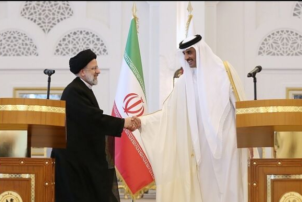 توئیت امیر قطر پس از دیدار با رئیس جمهور ایران