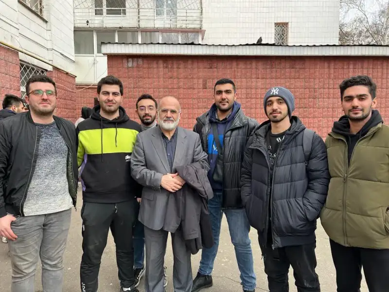 حضور سفیر ایران در اوکراین در جمع دانشجویان ایرانی
