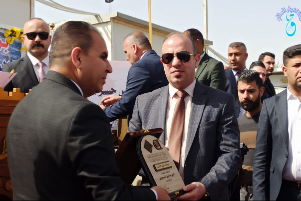 العراق ..مدير عام شركة آشور يفتتح جسر بته الشمالي وسط حضور جماهيري كبير