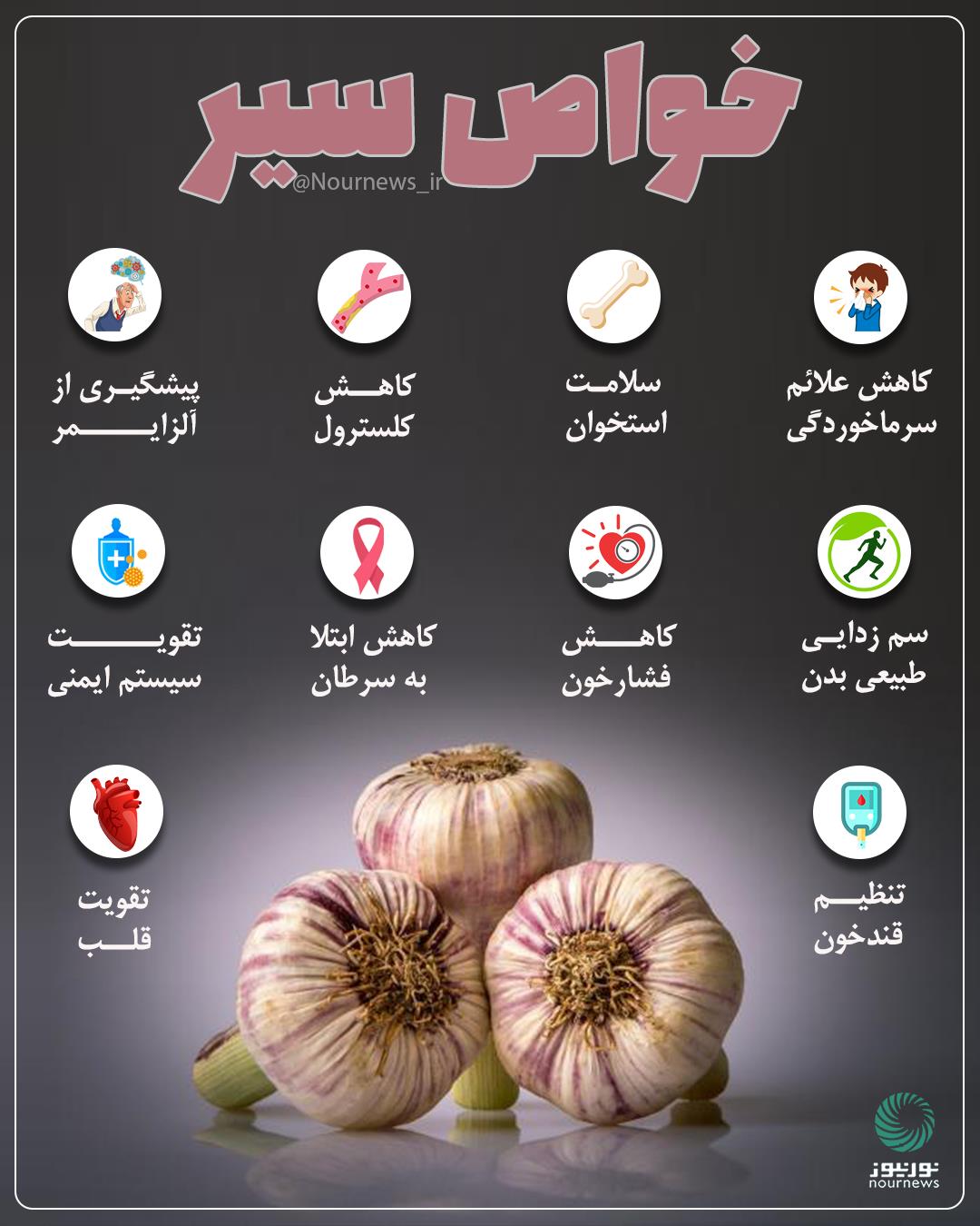 خواص سیر