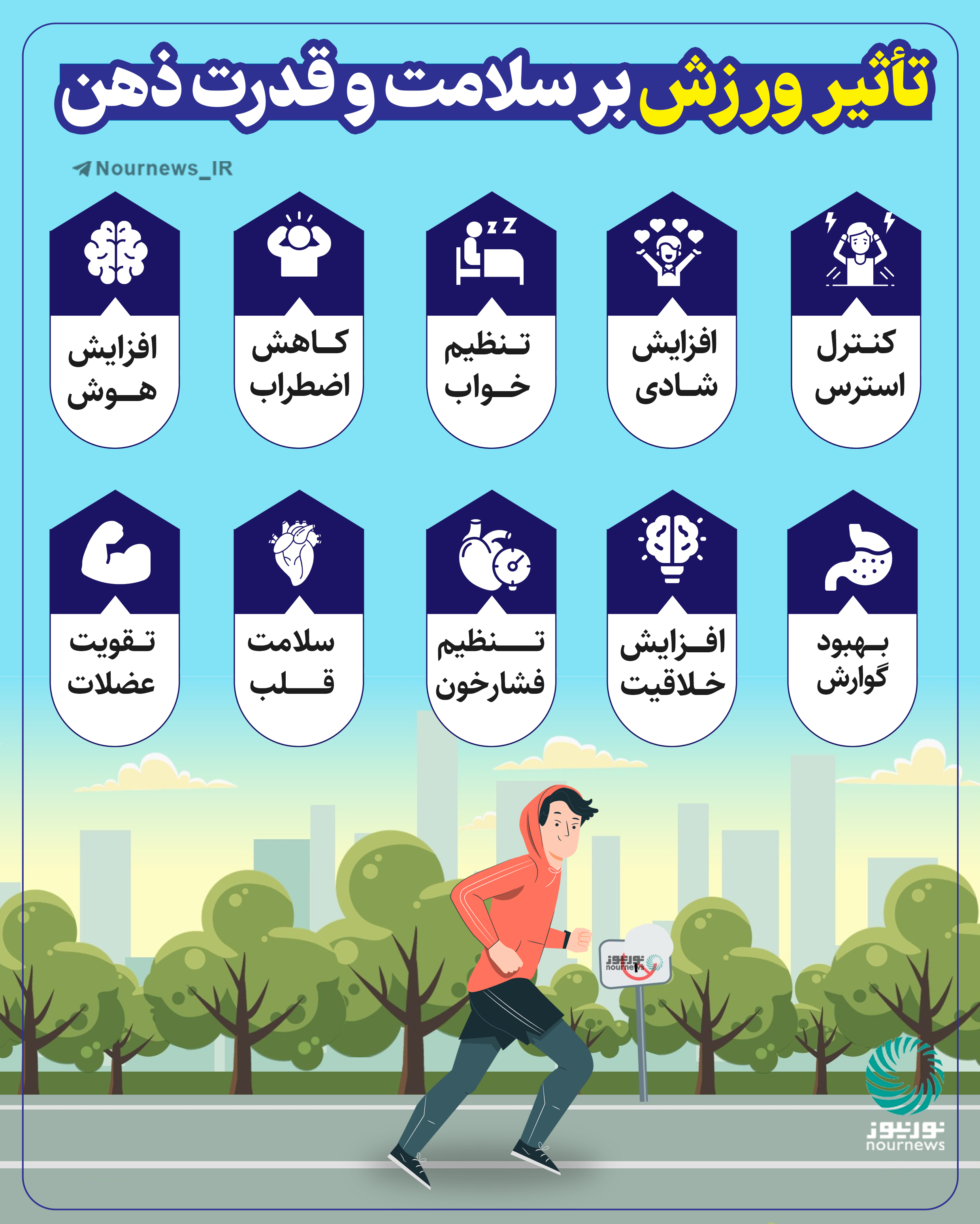 تاثیر ورزش بر سلامت و قدرت ذهن