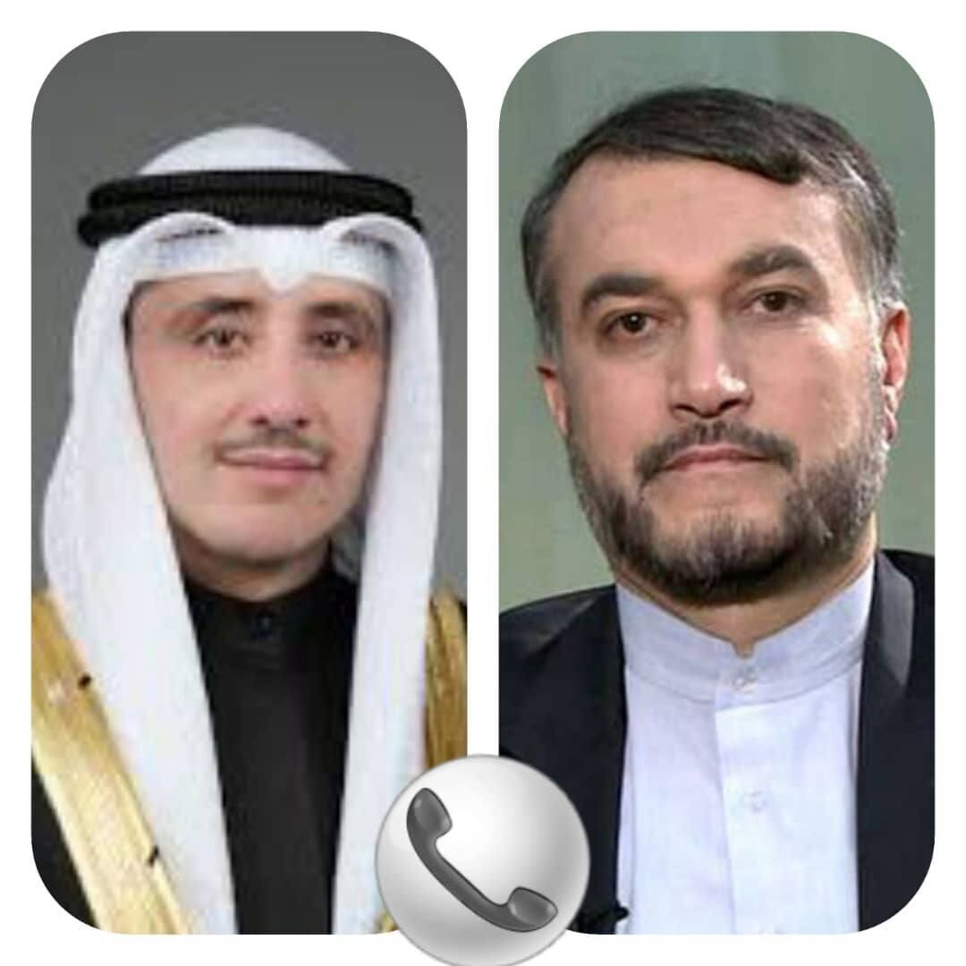عبداللهيان لنظيره الكويتي: لابد من رفع كامل الحصار عن اليمن