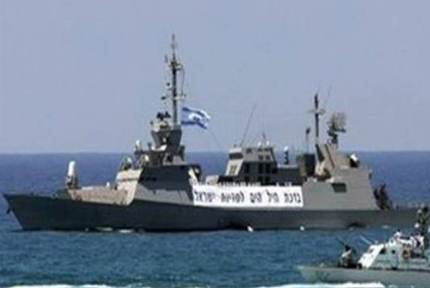 סירה ציונית מפרה את המים הטריטוריאליים של לבנון