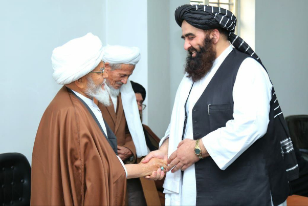 وزیرخارجه طالبان با شورای علمای شیعه دیدار کرد