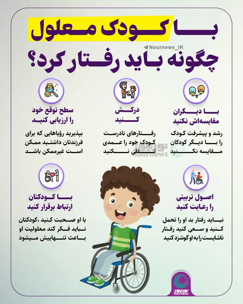 با کودکان معلول چگونه باید رفتار کرد؟