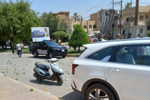 انهيار مطعم بانفجار مجهول في الجادرية وسط بغداد