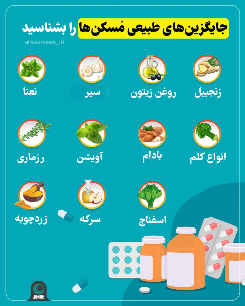 جایگزین طبیعی مُسکن‌ها را بشناسید
