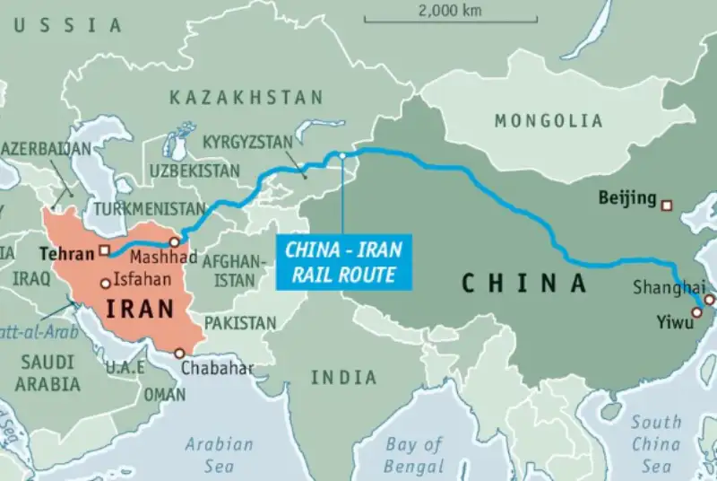 ایران، مسیر طلایی اتصال ریلی چین-اروپا