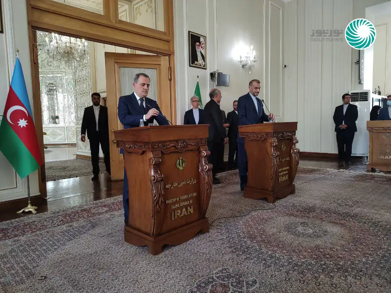 نشست حسین امیرعبداللهان و جیحون بایراموف وزیر خارجه آذربایجان