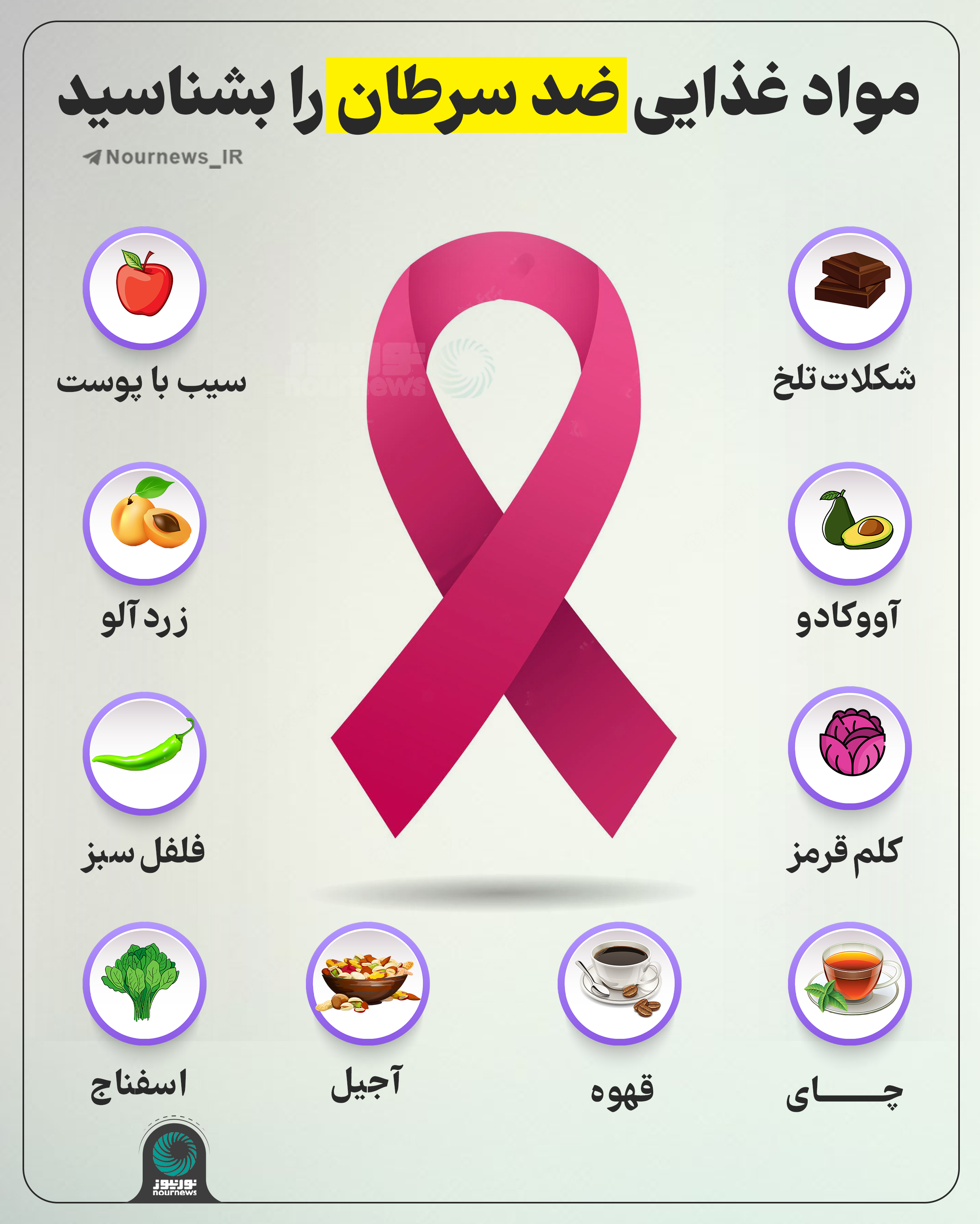 مواد غذایی ضد سرطان را بشناسید