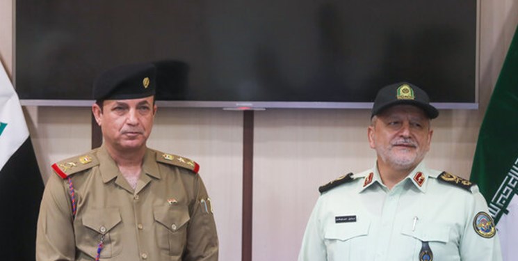 قائد عسكري يؤكد على التعاون العسكري بين ايران والعراق