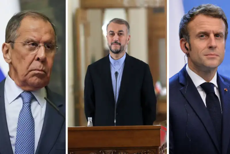 سفر امیرعبداللهیان به روسیه و درخواست مکرون از ایران