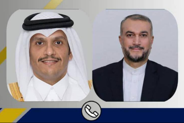 عبداللهيان يبحث مع نظيره القطري آخر التطورات بشأن رفع الحظر