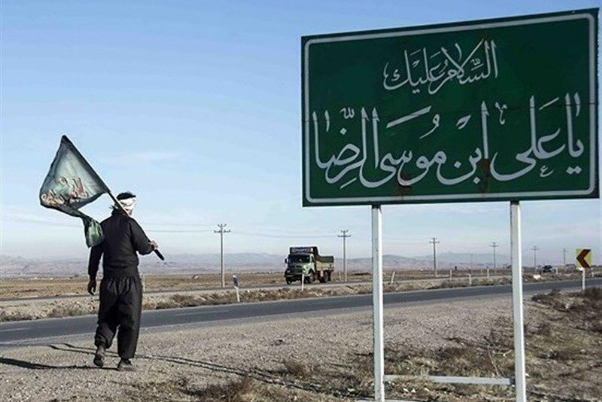 پنج هزار زائر پیاده وارد مشهد شدند