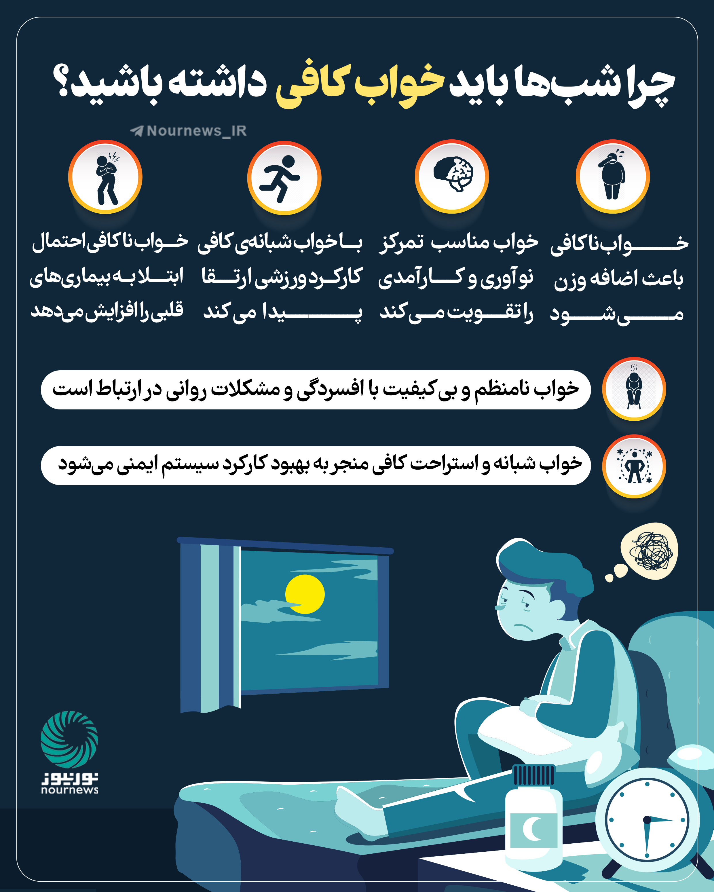 چرا باید خواب کافی داشته باشید؟