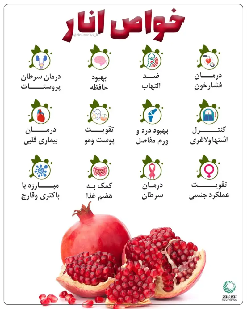 خواص انار
