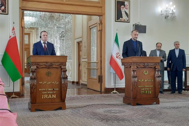 امیرعبداللهیان: مصمم به ادامه همکاری‌های دوجانبه و منطقه‌ای با بلاروس هستیم