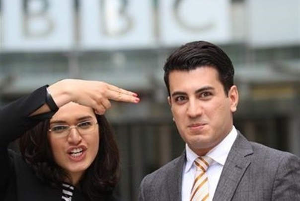 כתב "BBC" בלב ההוריקן!