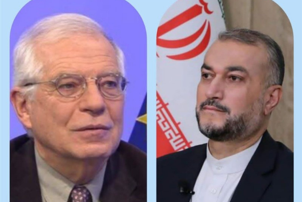 عبد اللهيان لـ بوريل: بعض السياسيين الاوروبيين المتطرفين يخفون انفسهم وراء الاتحاد الأوروبي