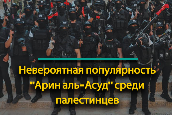 Невероятная популярность "Арин аль-Асуд" среди палестинцев