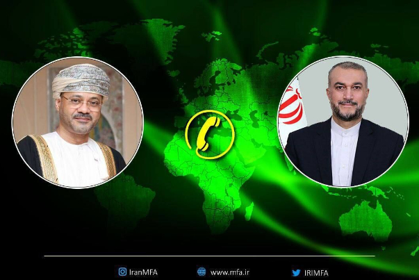 عبداللهيان يبحث مع نظيره العماني القضايا ذات الإهتمام المشترك