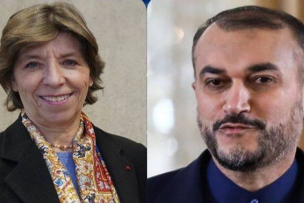 عبداللهيان يطالب نظيرته الفرنسية باحترام حقوق المحتجين