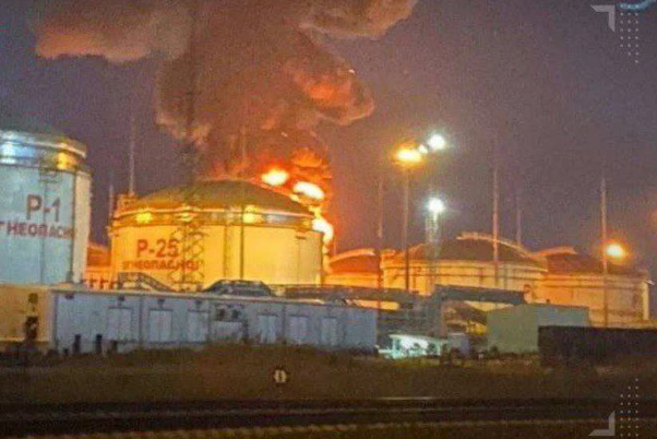 Российский нефтяной завод у границы с Украиной атаковали дроны