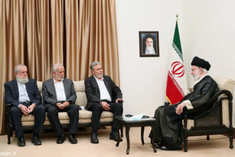 دیدار دبیر کل جهاد اسلامی فلسطین با رهبر انقلاب
