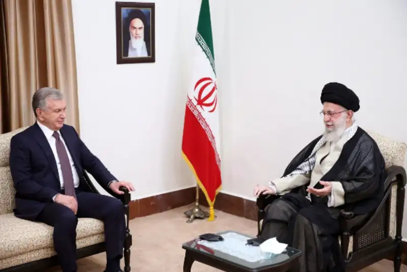 رئیس‌جمهور ازبکستان با رهبر معظم انقلاب دیدار کرد