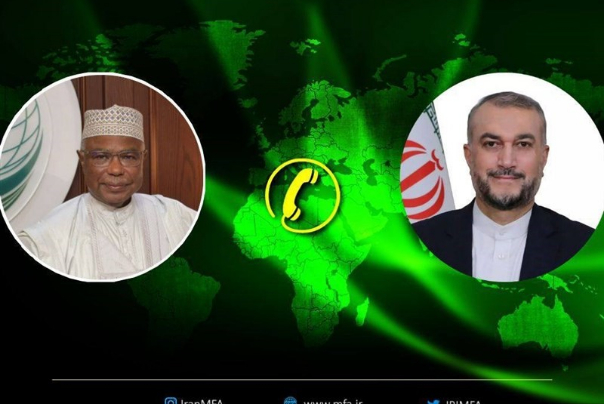 عبداللهيان يبحث مع الأمين العام لمنظمة التعاون الإسلامي تكرار الإساءة للقرآن الكريم