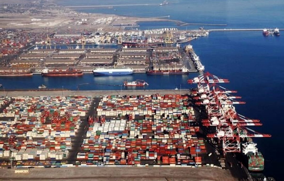 Two point two percent growth is being reported in Iran's ports activity