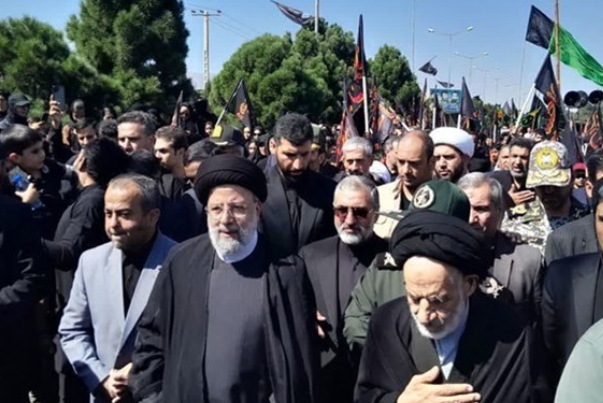 رئيس الجمهورية يشارك في مسيرة الاربعين في مدينة بيرجند