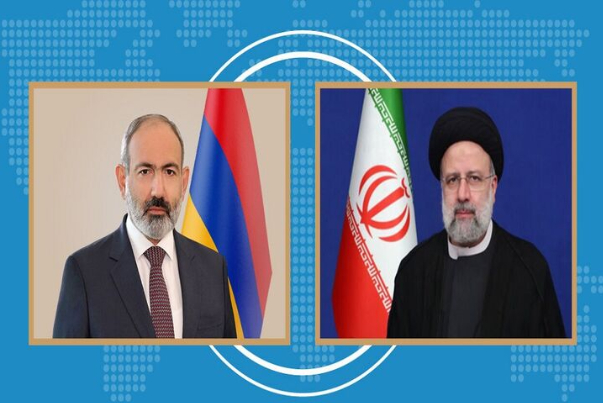رئیسی و پاشینیان درباره کاهش‌ تنش‌ها در قره‌باغ گفتگو کردند