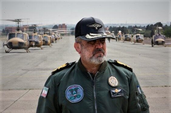 Iran Army helicopters equipped with ballistic missiles