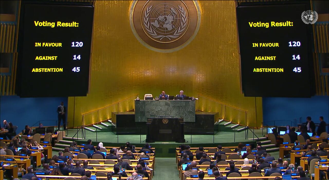 Iran UN Mission explains the reason for Iran voting for Arab-drafted Gaza resolution at GA