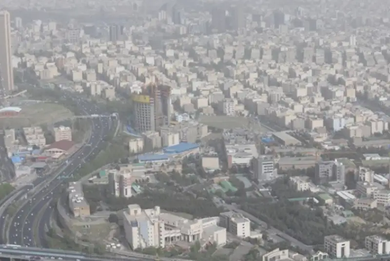 تهران آلوده شد