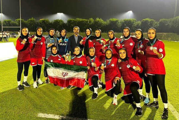 اولین مدال تاریخ راگبی زنان ایران در مسابقات آسیایی