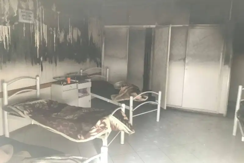 آتش‌سوزی مرکز نگهداری افراد کم‌توان در تهران 2 مصدوم داشت