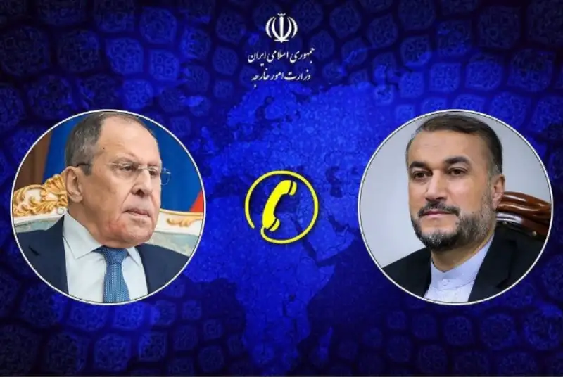 تأکید امیرعبداللهیان و لاوروف بر لزوم آتش‌بس فوری در غزه