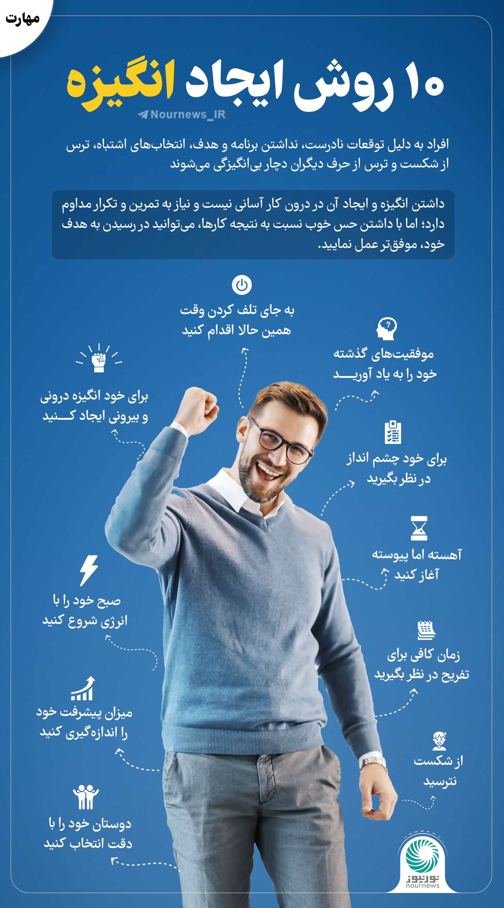 10 روش ایجاد انگیزه