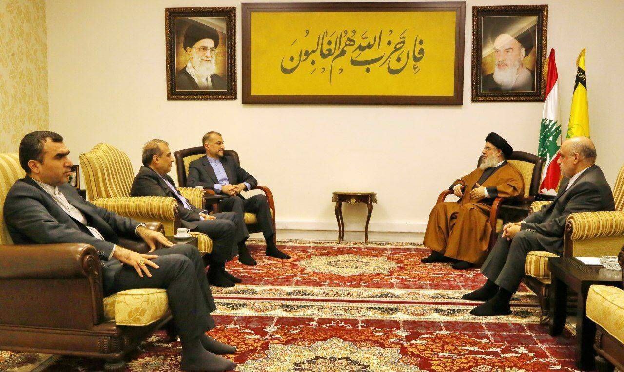 دیدار امیرعبداللهیان با سید حسن نصرالله؛ محورگفت‌گوها، تحولات منطقه