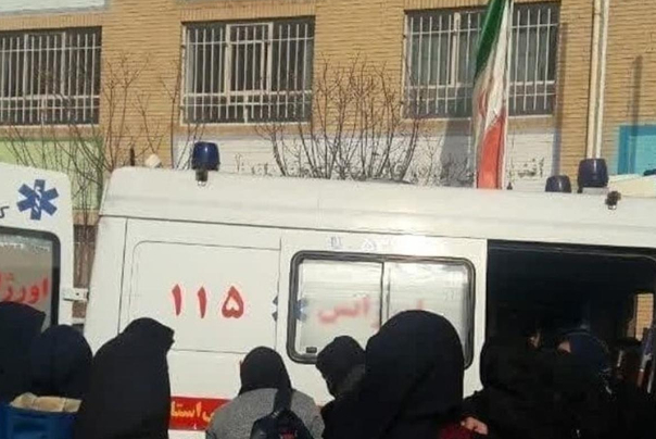 مسمومیت 18 دانش آموز در آتش سوزی مدرسه شاهد ارومیه