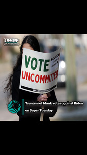 Tsunami of blank votes against Biden on Super Tuesday