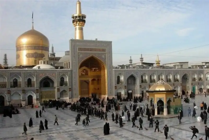 حرم رضوی برای پذیرایی زائران نوروزی آماده است+‌فیلم