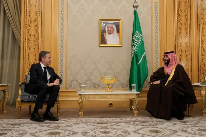 دیدار بلینکن با بن‌سلمان