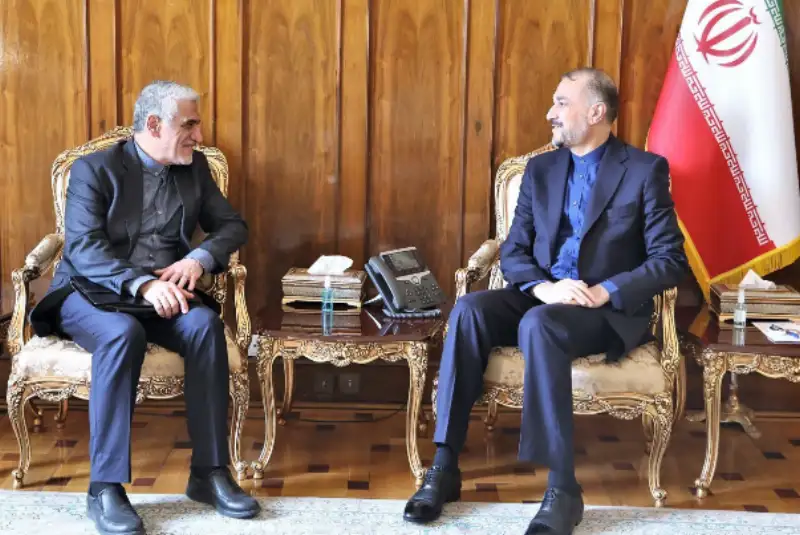 دیدار سفیر و نماینده دائم ایران در سازمان ملل با امیرعبداللهیان