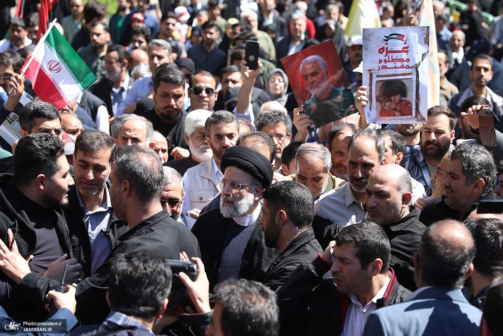 Iranian political figures attend International Quds Day rallies (photos)